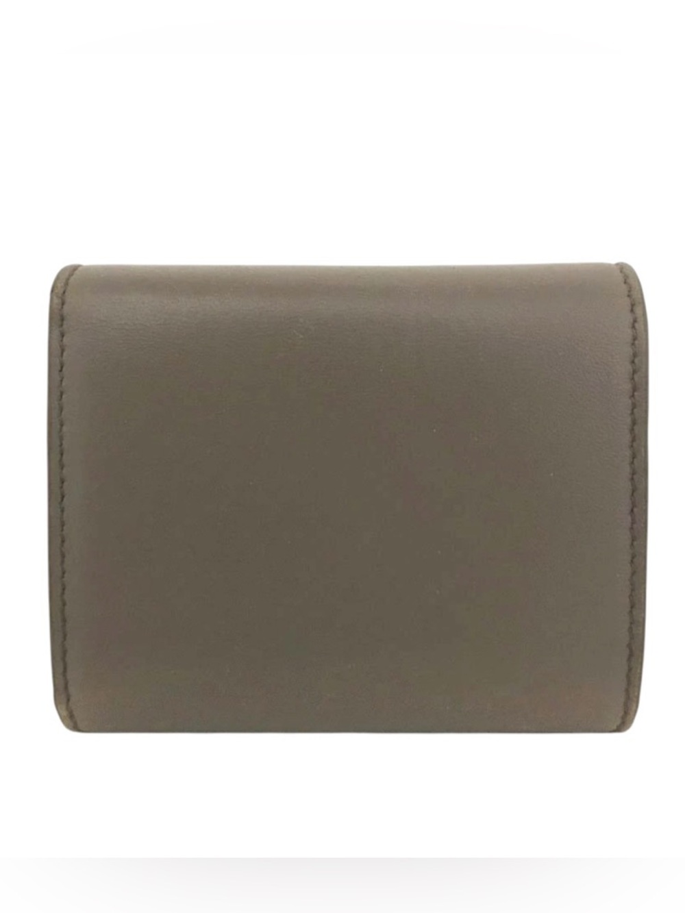 ✨🛍️ Celine Grey/Brown Leather Small Triomphe Wallet - Picture 4 of 8